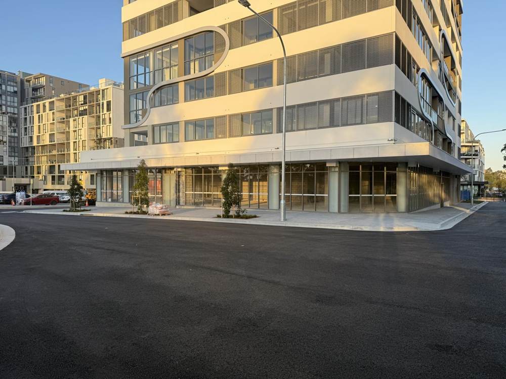 New road and streetscape